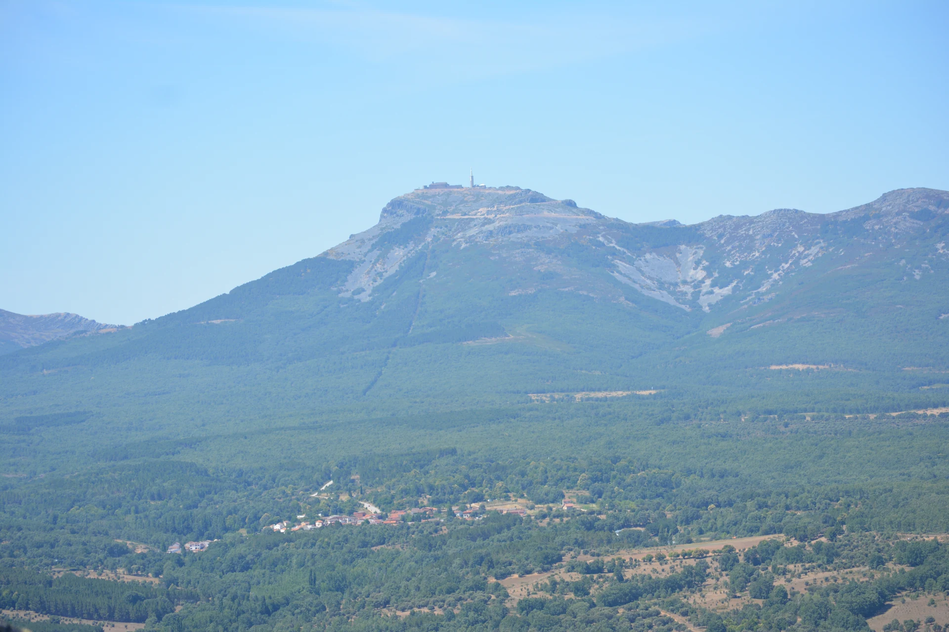 Montañas y paisaje de la Sierra de Francia